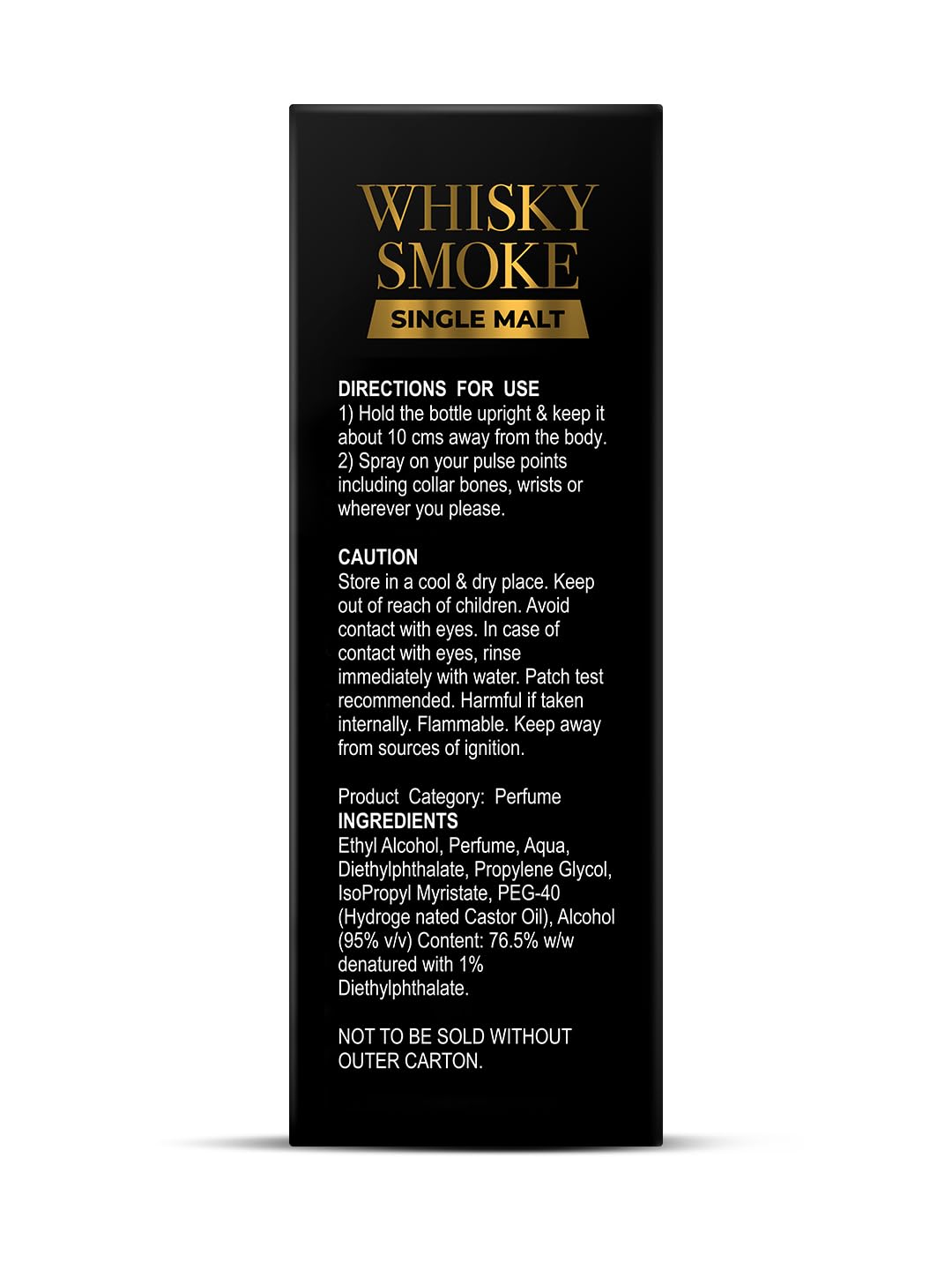 Beardo Whisky Smoke Single Malt Men Eau De Parfum Intense 50ml 1.6 Fl.oz. | Best Gift For Partywear