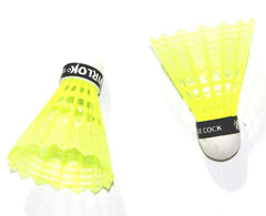 RS Retails B-51 Badminton Shuttlecock Nylon | Stable Flight , Fast Recovery & Durable | Yellow , Pack Of 10