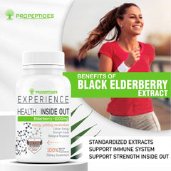 Propeptides Elderberry Standardized Extract To Boost Immunity Strength & Energy Levels, Powerful Immune Booster That Helps Keep You Healthy | 60 Sugar Free Tablets 100gm 0.2lbs