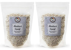 Mr. Merchant White Sweet Fennel Seeds (Madrasi Saunf) 800gm, (400gm *2)