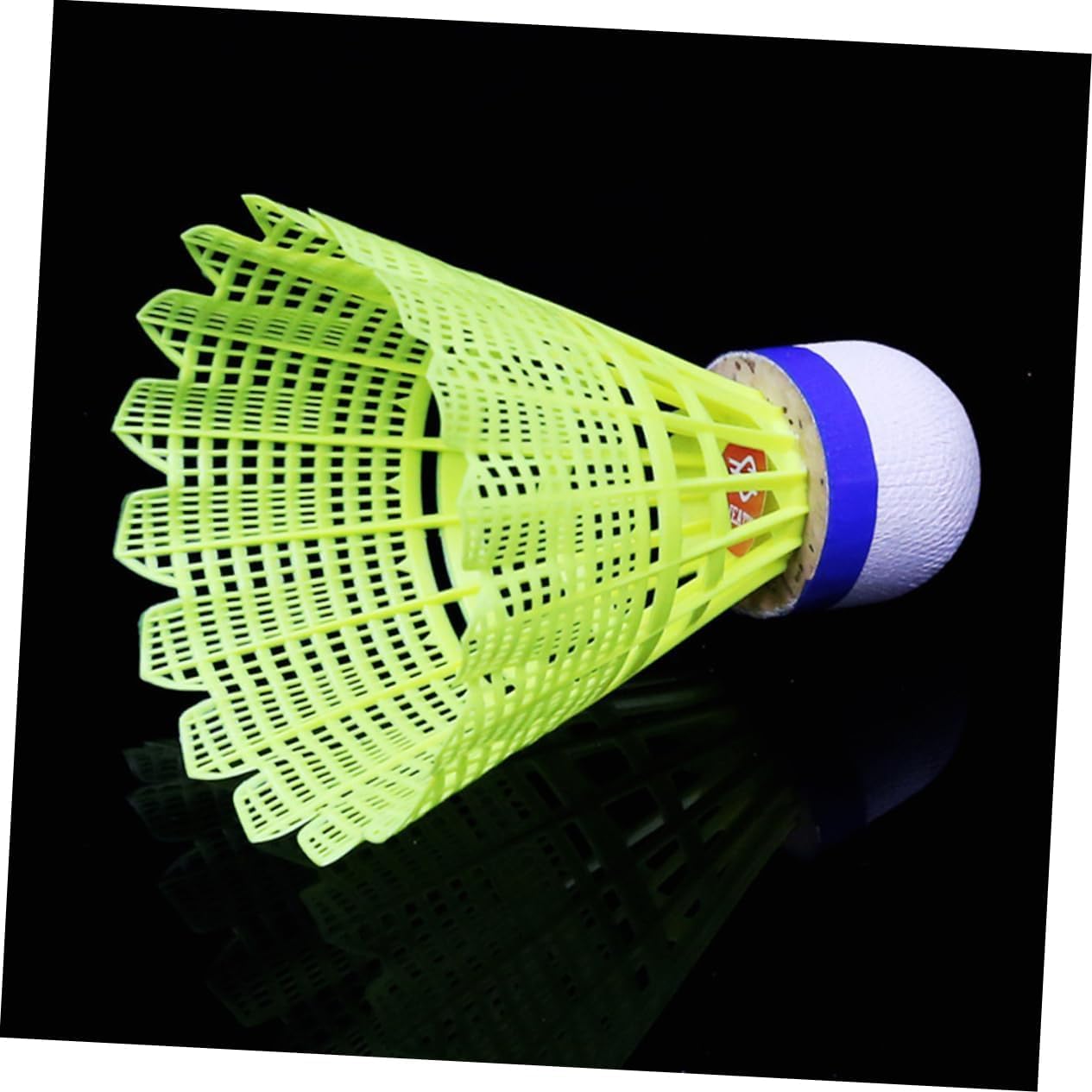 STRIVE FIT Falcon Durable Plastic Shuttlecocks , High-Performance Birdies | Green , Pack Of 6
