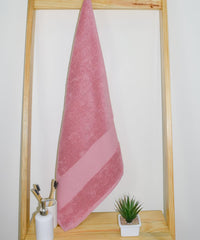 Rangoli Soft Absorbent Durable Towels Earthly Egyption Cotton Plush Oversized Bath Towel 600 Gsm (Peach)