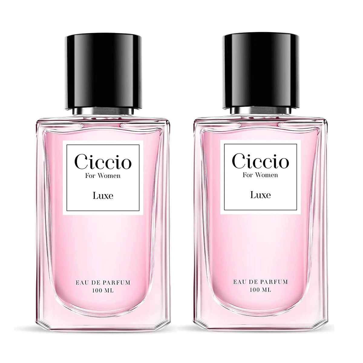 Ciccio Luxe Eau De Parfum For Women 100ml 3.4 Fl.oz. Each Pack Of 2 | Long Lasting Luxury Fragrance