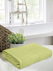 Bombay Dyeing Super Ultrx Zero Twist Plain Dyed Cotton Bath Towel 550 Gsm (Green)
