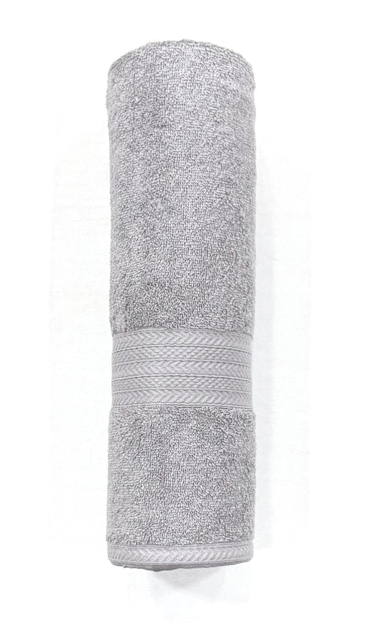 Bombay Dyeing Tulip Small Size Bath Towel 500 Gsm (Light Grey)