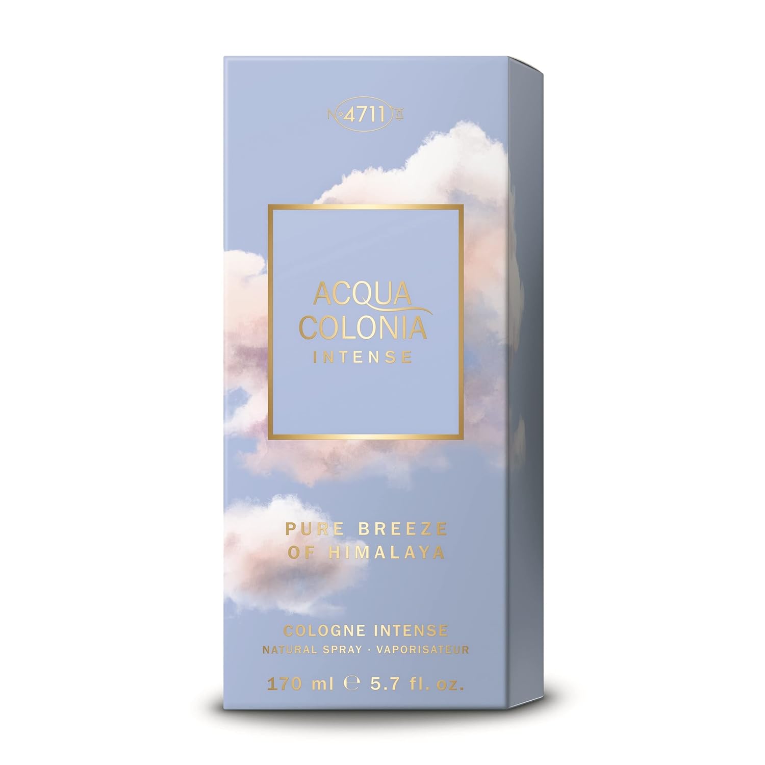 4711 Acqua Colonia Intense Pure Breeze Of Himalaya Eau De Cologne 170ml 5.7 Fl.oz. | Perfect Birthday Gift For Husband