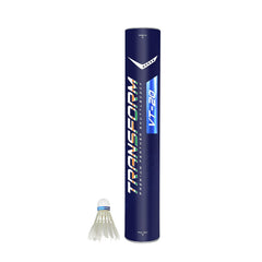 Transfrom VT-20 Premium Feather Shuttlecock , Speed 76 | White , Pack Of 1 , Playing Level - Professional