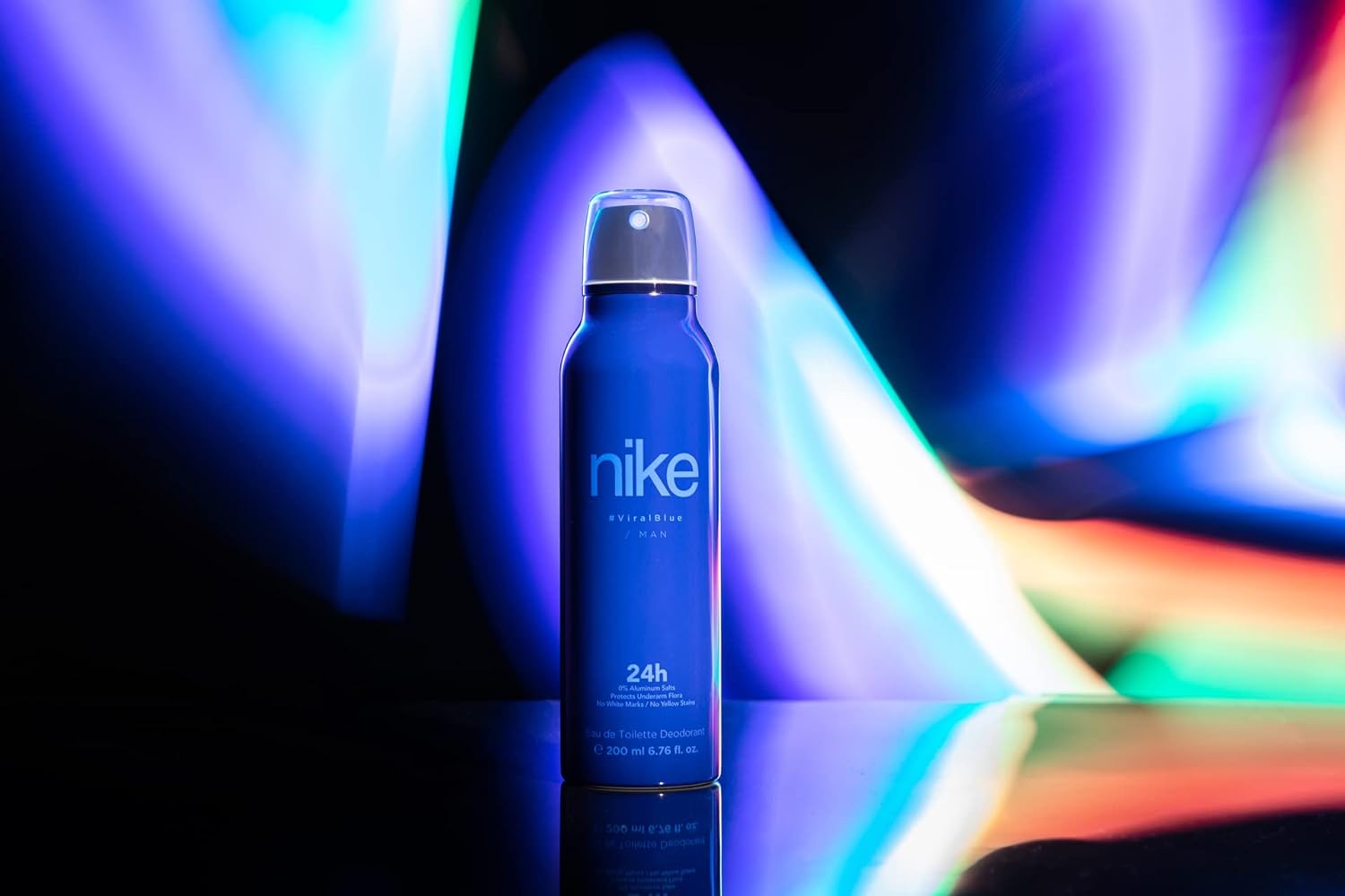 Nike Viral Blue Man Eau De Toilette Long Lasting Deodorant Spray 200ml 6.7 Fl.oz. | Perfect Birthday Gift For Brother