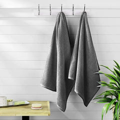 Lavone Premium 100% Cotton Zero Twist Bath Towel 550 Gsm | Ultra Soft & Absorbent Towels For Men & Women Quick Dry Bath Towel (Grey)