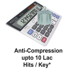 Bambalio BL-1255 Electronic Calculator 12 Digits With It Keyboard & Big Display 3 Years Warranty | Solar & Battery - Check & Correct