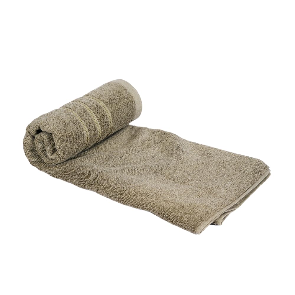 Nexhouse Thick Cotton Bath Towel 550 Gsm | Super Soft, Fast Drying, Long Lasting & Comfortable Fabric Bath Towel (Olive)