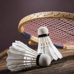 Vgeby Regail Badminton Feather Shuttlecocks For Practice & Training | White , Pack Of 3