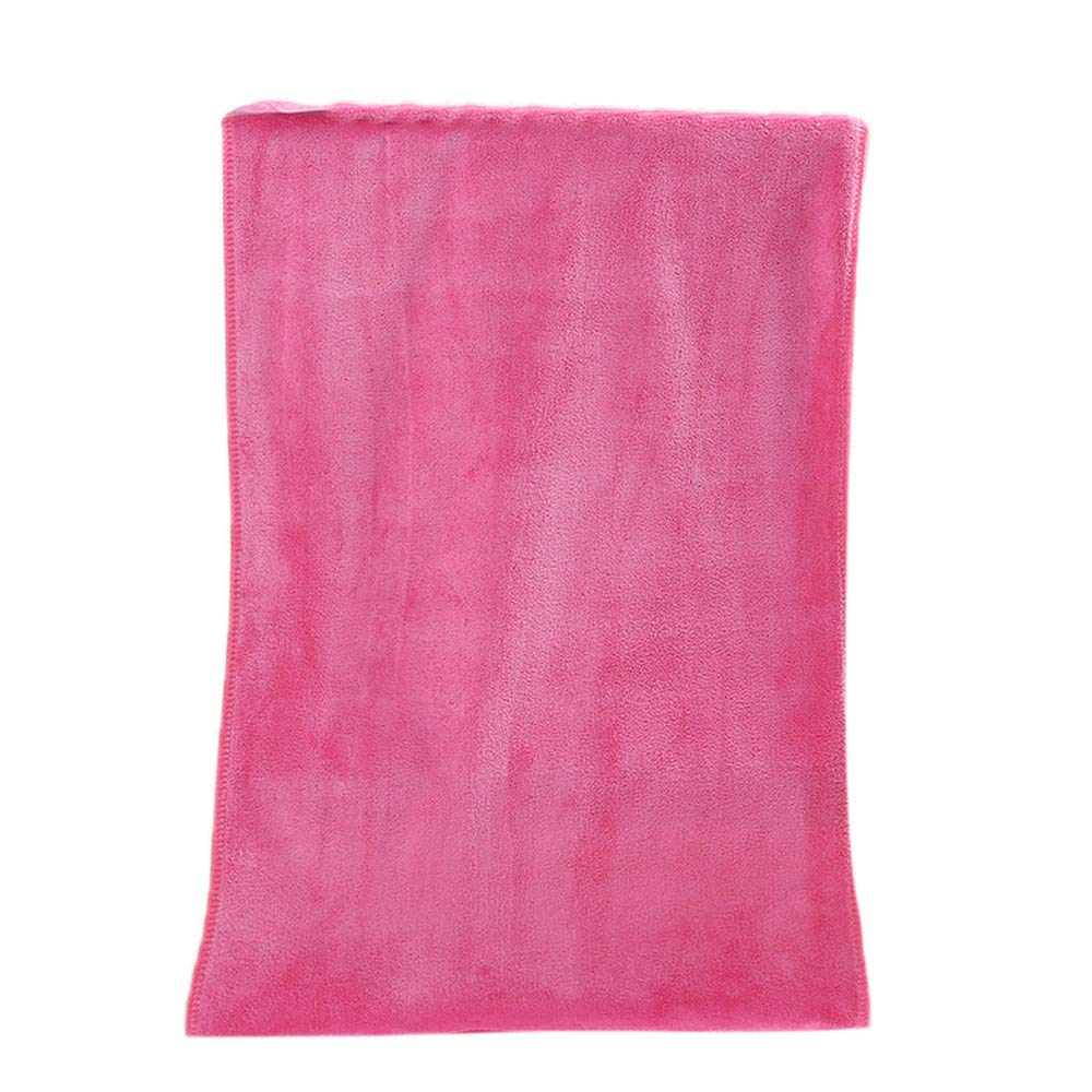Lavish Homes Cotton Bath Towels 500 Gsm | Beach Swimming Towel Ultra Soft & Absorbent Hotel Spa Washcloth (Pink)