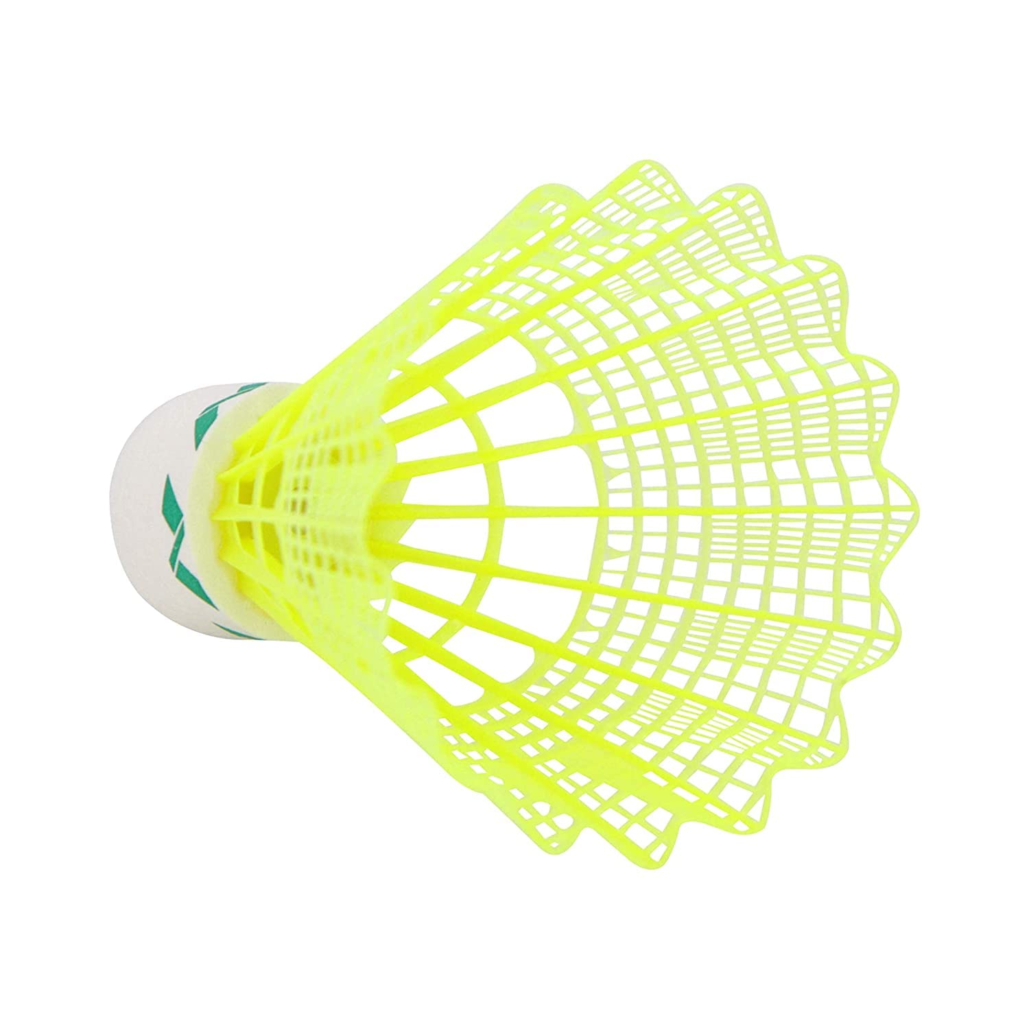 Spanco Badminton Shuttlecocks Pack Of 6 , Stable And Sturdy High Speed Badminton Shuttles , Training Shuttlecock For Indoor And Outdoor Sports