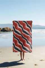 Madake Bamboo Ultra Soft Printed Thin Turkish Towel 454 Gsm | Quick Dry, Super Absorbent | Extra Large Bath Towel For Men & Women (Summer Hues)