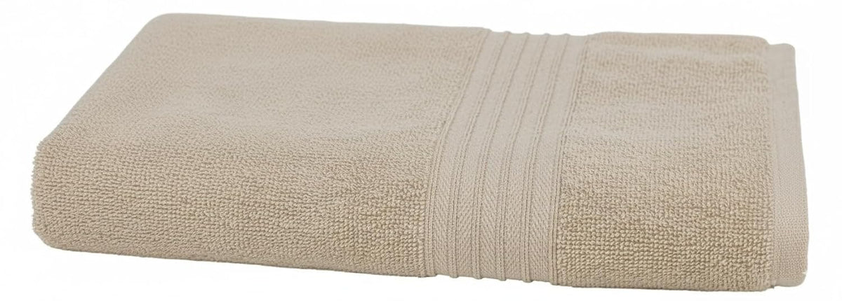 Ojalika Fashion Polycotton Large Size Bath Towel 450 Gsm | Quick Dry, Soft Absorbent Bath Towel (Beige)