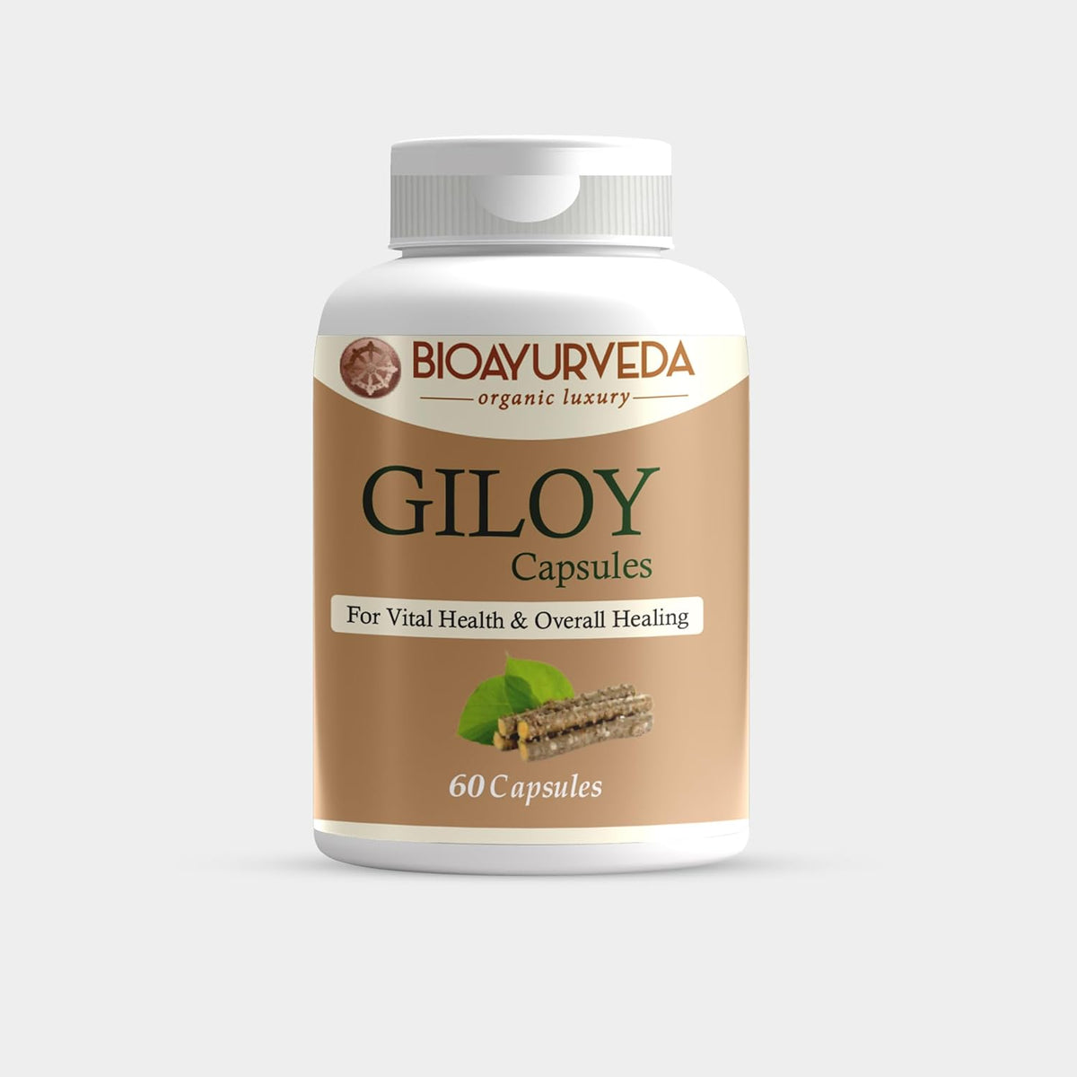 Bioayurveda Giloy Capsule Strengthens Immunity Wellness, Guduchi, Help In Boosting Immunity & Helps Enhancing Overall Immune Function | 60 Capsules 100gm 0.2lbs