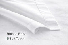 Bedsheets King Size With 2 Pillow Cover - 108 X 108 Inches, White | Comfort & Luxury For A Perfect Sleep Experience | Breathable & Wrinkle Free