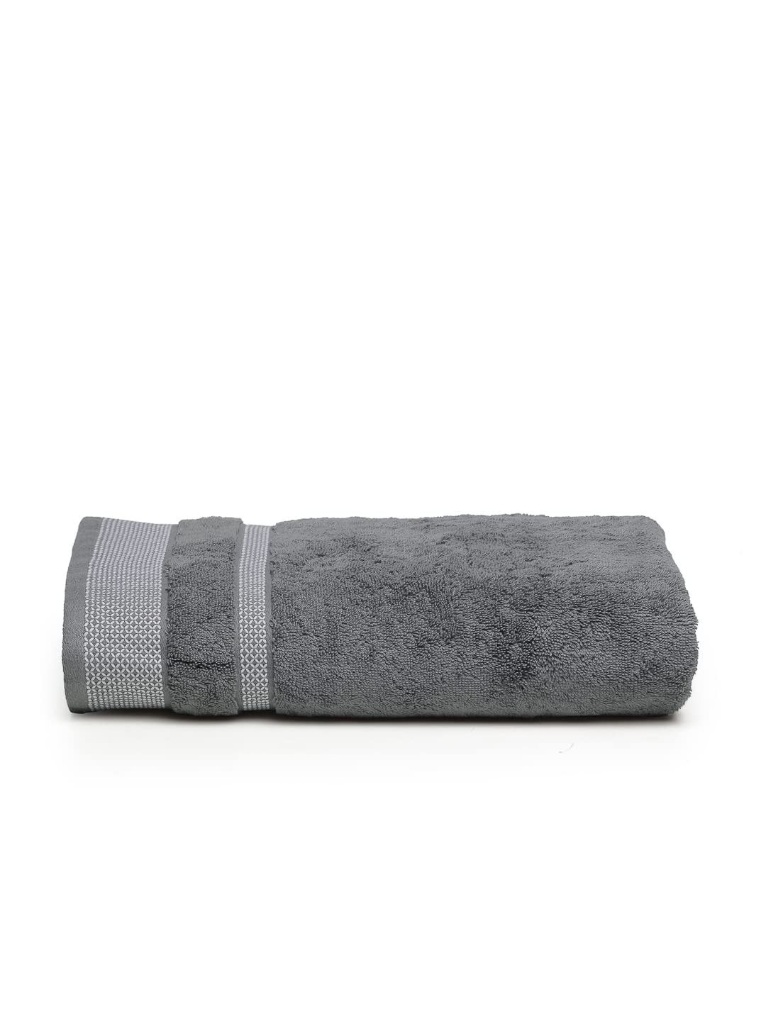 Spaces Hygro Cotton Bath Towel 600 Gsm | Blooms Softer When Washed Ultra Absorbency Dries You Quicker (Grey)