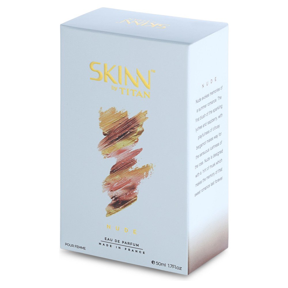 Skinn By Titan Nude Fragrance Eau De Perfum For Women, 50ml 1.6 Fl.oz.| Long Lasting