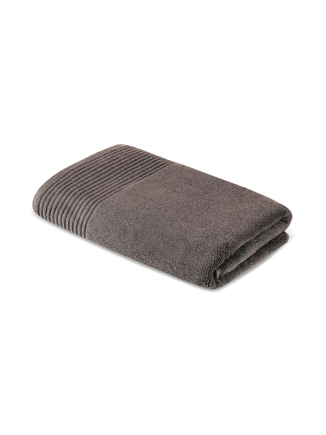 Himeya 100% Cotton Large Size Bath Towel 600 Gsm | Bath Towel For Men & Women (Natural Grey)
