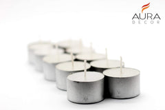 WHITE UNSCENTED TEALIGHTS CANDLES PACK OF 500 | PERFECT FOR NIGHT PARTY CANDLE