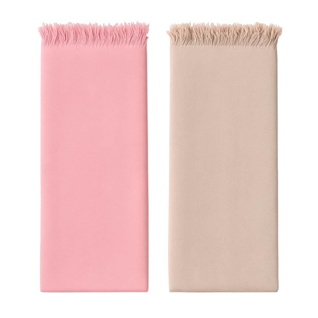 Ehlor Premium Bamboo Towel | Ultra-Light & Quick Dry | Antibacterial & Odor-Free | Eco-Friendly Bath Towel For Travel, Gym & Daily Use | Pink & Brown (Pack Of 2)