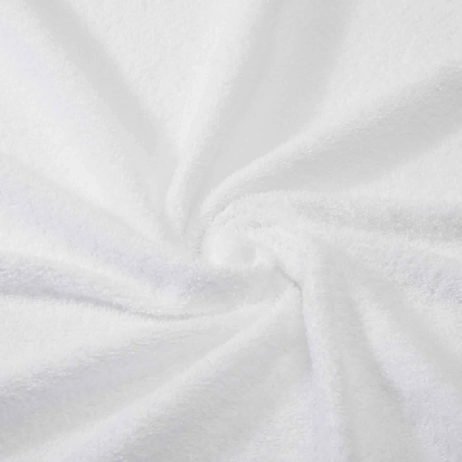 Welspun 100% Cotton Quick Dry Bath Towel 450 Gsm | Soft, Fluffy & Super Absorbent Extra Large Bath Towels (White)