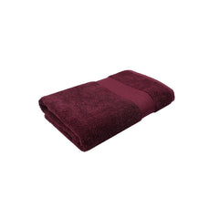 Mytrident 100% Cotton Bath Towels 450 Gsm | Soft & Absorbent Bath Towel For Men & Women - Wine Red