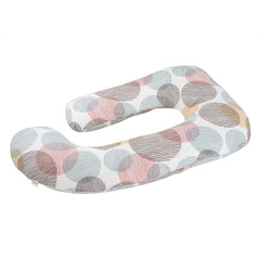 Pregnancy Pillow, J Shaped Pillow, Maternity Pillow For Sleeping - Moonshine | 100% Cotton Pillow For Pregnant Mothers With Breathable & No Heat Fabric - Full Body Support For Better Sleep
