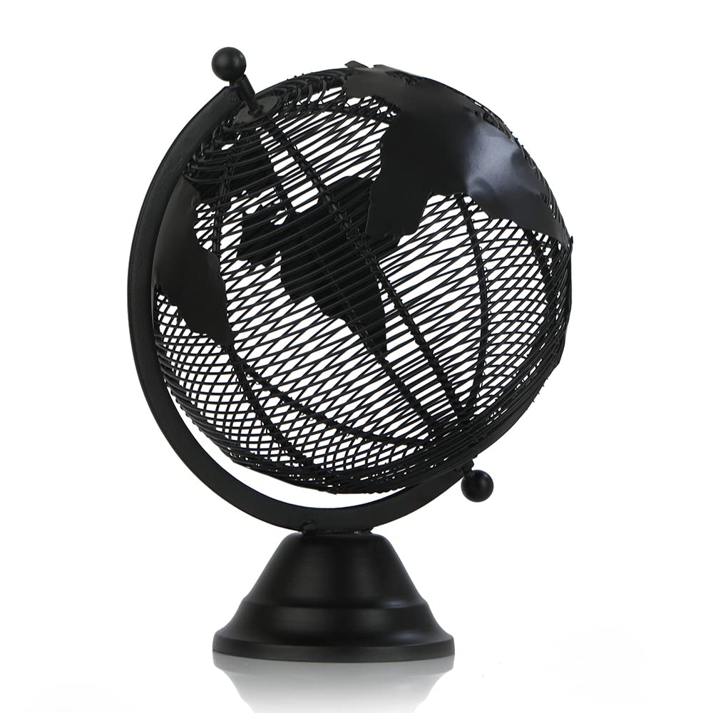 Handcrafted Solidarity Large Globe Showpiece, Artifact For Home Decor, Decorative For Living Room, Drawing Room, Office, Table, Desk & Shelf, (25 X 20 X 30 Cm) Pack Of 1