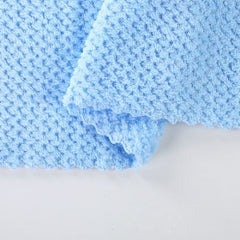 Homecloud Ultra Soft Bath & Face Towel Set 300 Gsm | 3x Softer Than Cotton Towels | Highly Absorbent & Ultra Fast Dry | Set Of 2 (Blue)