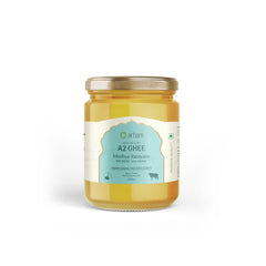 Organic Natural Medhya Rasayana Desi A2 Gir Cow Ghee By Arham Organic | Delicious & Nutrients Protein Fiber Healthy Desi Ghee | (200ml) 6.7 Ounce | Jar Pack