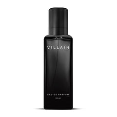 Villain Black Eau De Parfum For Men 20ml 0.6 Fl.oz. Masculine Luxury Fragrance | Long Lasting | Party Wear