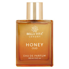 Bella Vita Luxury Honey Oud Eau De Parfum 100ml 3.4 Fl.oz. Unisex Luxury Fragrance | Long Lasting