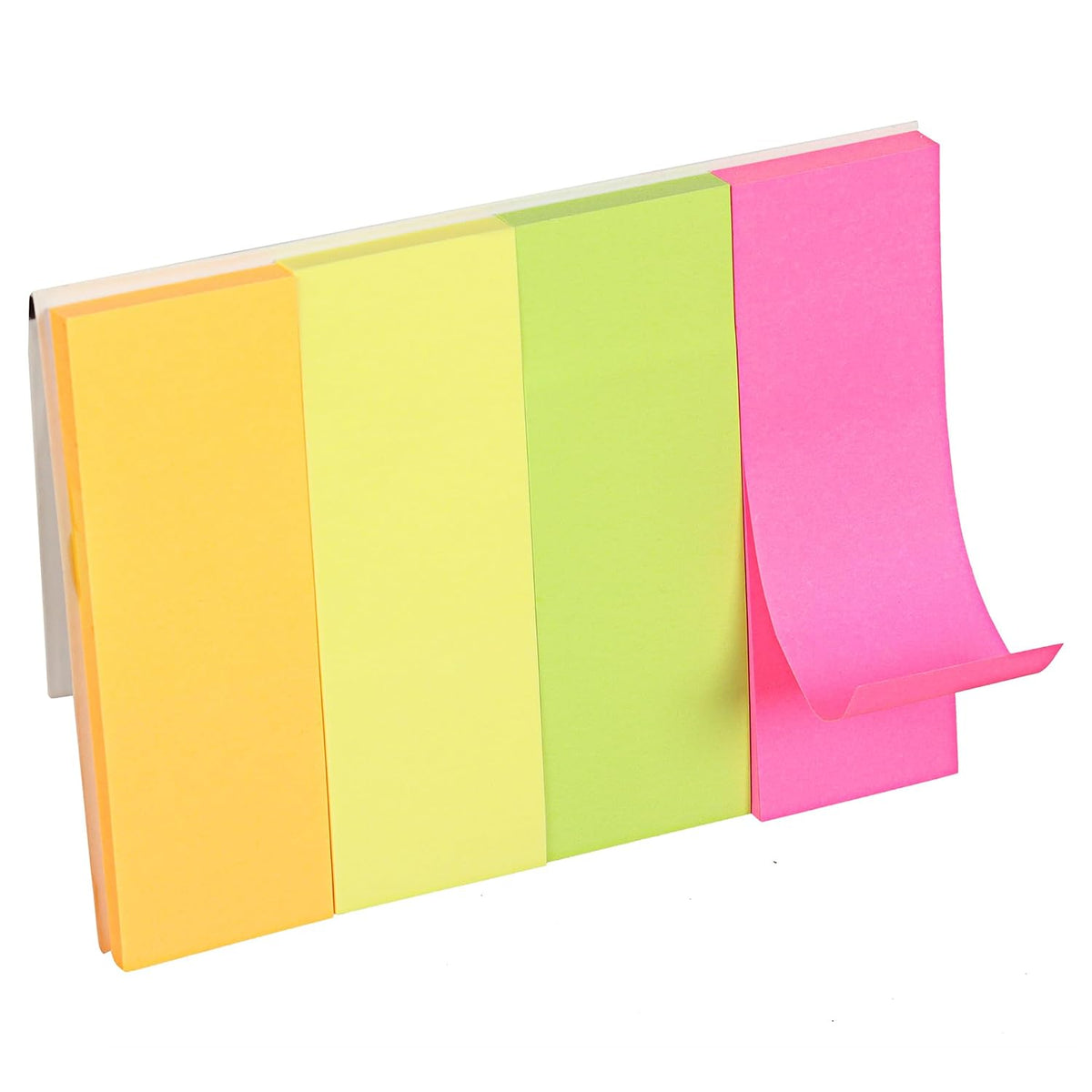 Page Markers - Pack-5 -150 Sheets Each - Perfect For School, Home & Office | 1x3 Inch, Size 4 Cuts