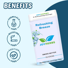Ayurvedic Herbs Tobacco Alternatives | Non Addictive, Refreshing Breeze Flavour 30 Sticks - Tobacco And Nicotine Free