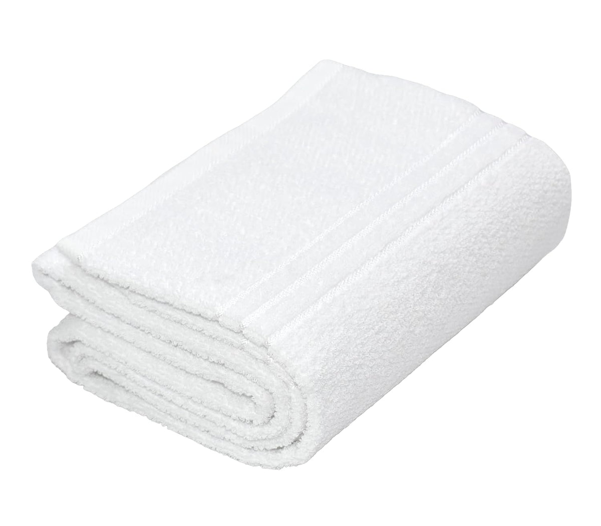 Tuni Mani 100% Cotton Turkish Bath Towel 1000 Gsm | High Absorb & Quick Dry Bath Towel (White) - Pack Of 2