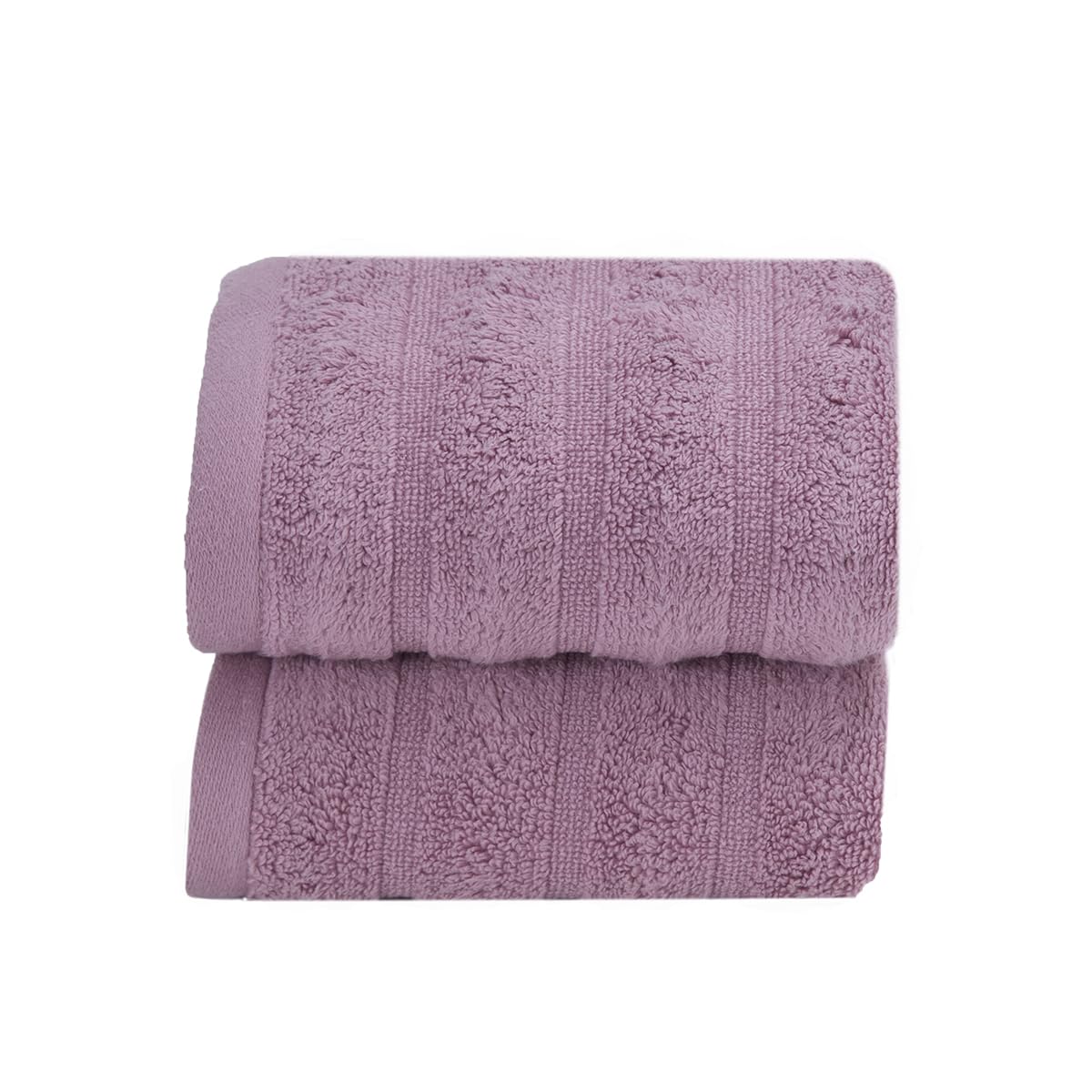 Maspar 100% Cotton Casper Hand Towel 500 Gsm (Purple) - 2 Pcs
