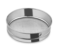 Silver Stainless Steel Flour Chalni, 19cm | Spices, Food Strainers, Atta Chalni, Channi