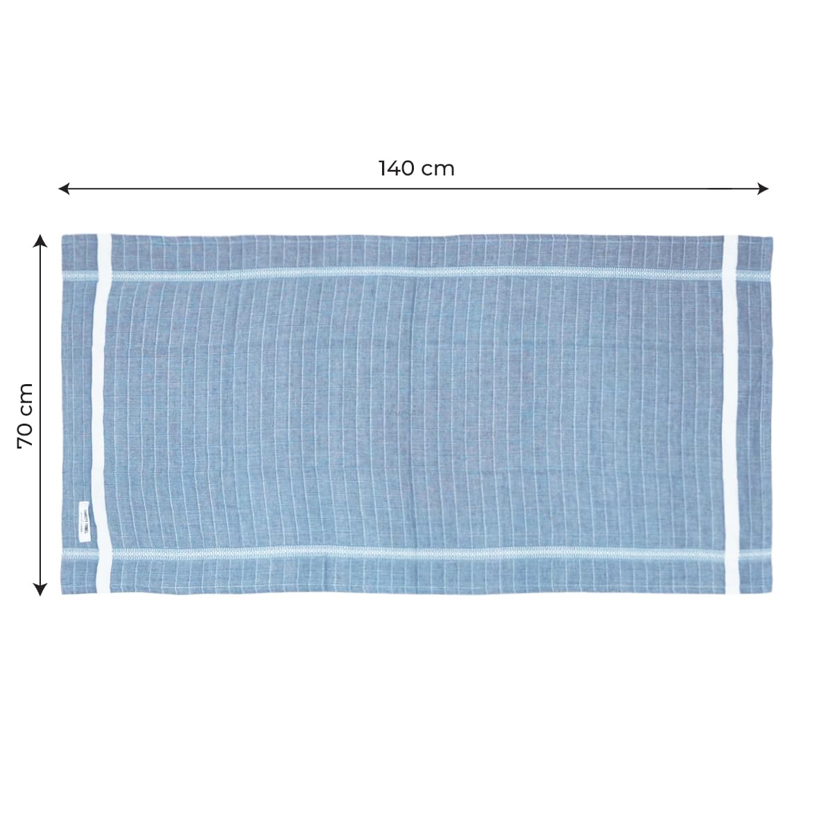 Thirsty Towel Cotton Bath Towel 200 Gsm | Super Soft & High Absorbency Towels, Quick Dry Bath Towels Large Size For Men, Women & Kids (Blue)