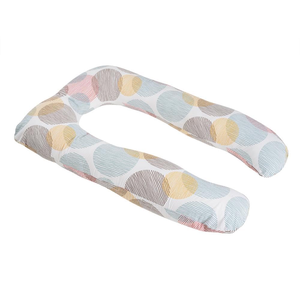 Pregnancy Pillow, U Shaped Pillow, Maternity Pillow For Sleeping - Moonshine | 100% Cotton Pillow For Pregnant Mothers With Breathable & No Heat Fabric - Full Body Support For Better Sleep