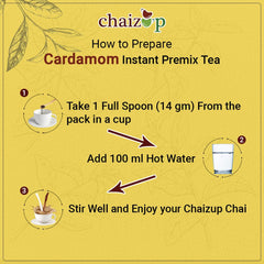 Chaizup Premium 1 Min Instant Saffron Tea Premix - 1 Kg Can, 35.2 Ounce | Instant Kesar Chai Powder - Just Add Hot Water | Low Caffeine