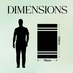 Ambra Linens 100% Cotton Large Size Bath Towel 2 Kg | Highly Absorbent Soft & Plush All Seasons Use (Aqua Green) - 4 Pcs