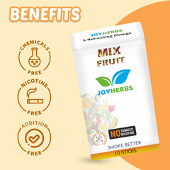 Herbal Cigarettes For Smoking, Tobacco/Cigarette Alternatives - Quit Smoking Fruit Flavoured King Size Herbal Smoke Sticks Pack Of 20 -  Tobacco Free & Nicotine Free