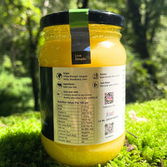 Premium Himalayan Organic Badri Cow Ghee By Orang Utan | Naturally Nourishing & Moisturising Bilona Method Healthy Cow Ghee | (300ml) 10.1 Ounce | Jar Pack