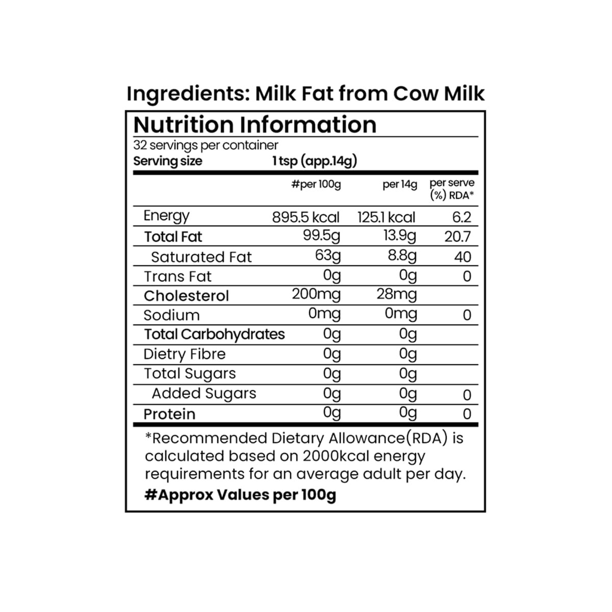Natural Pure Barsana Magic Cow Ghee By Sanjeevani Organics | Rich In Nutrients & Protein Fiber Healthy Cow Ghee Supports Brain Health | (500ml) 16.9 Ounce | Jar Pack