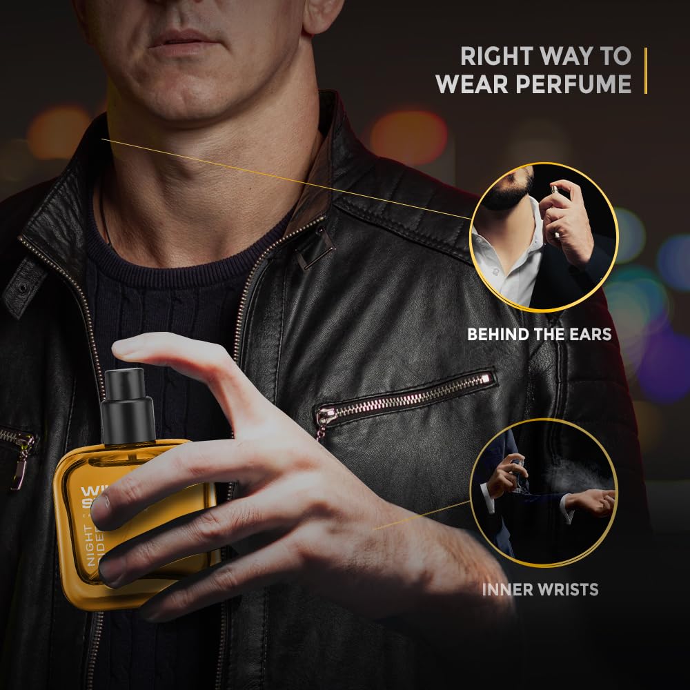 Wild Stone Night Rider Eau De Perfume 30ml 1.0 Fl.oz.| Long Lasting Fragrance | Perfect Gift For Husband