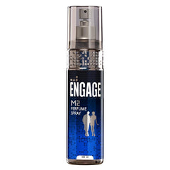 Engage Tickle Deodorant Skin Friendly , 220ml 7.4 Fl.oz. & M2 Perfume Spray Citrus & Lavender , Skin Friendly , 120ml 4 Fl.oz. | For Men