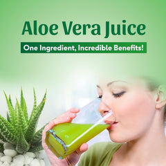 Sharmayu Aloe Vera Juice With Pulp, All Natural Tonic For Immunity, Better Digestion And Glowing Skin | 1 L 2.2lbs